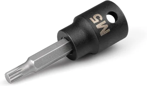 Miniatura 6 de TEKTON Zócalo de impacto de 3/8 pulgadas x M4 Triple Square Bit SIB18204