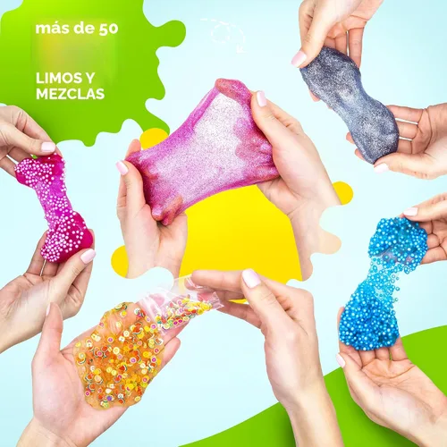Miniatura 7 de Kit de Slime Definitivo para Niñas de 10-12 Juguetes Perfectos para Niñas de 7-12 Años Kit Completo de Fabricación de Slime DIY para Niños