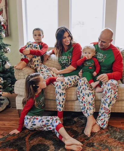Miniatura 3 de Lazy One Pijamas de Navidad familiares a juego, pijamas de Navidad a juego para familia, adultos, adolescentes, niños y bebés