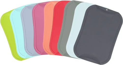 Miniatura 8 de doblé Tabla de cortar flexible antiarañazos para picar, ranuras para jugos sin arañazos con mango de fácil agarre, antideslizante, apta
