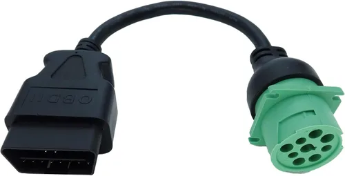 Miniatura 6 de Cable Adaptador OBD2 Macho a 9pin J1939 Hembra OBDII a Verde J1939