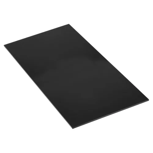 Miniatura 5 de MECCANIXITY Hojas acrílicas de PMMA coloreadas no transparentes de 6 x 6 pulgadas, color negro para vidrio, bricolaje, pintura, manualidades