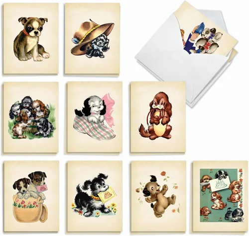 Miniatura 7 de The Best Card Company Juego de 20 tarjetas de cumpleaños surtidas de 4 x 5.12 pulgadas con sobres para hombres, mujeres y niños (diseños de 10 x 2)