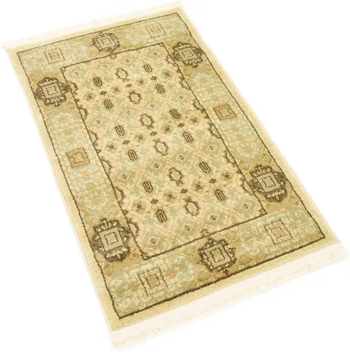 Miniatura 2 de Unique Loom Palace Collection - Alfombra de área Jefferson (2 pies x 3 pies 1 pulgada, rectangular, crema/caramelo)