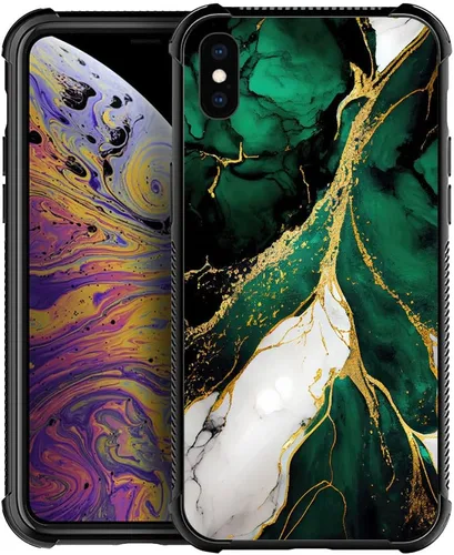 Miniatura 9 de DJSOK Compatible con iPhone 13 Funda, Diseño con Patrón Parachoques Trasero Anti Arañazos Esquinas Reforzadas TPU Suave Caver, Fundas para Hombres