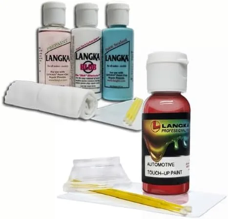 Miniatura 3 de Langka Pintura de retoque de 1 onza compatible con 2020, Ford, Escape, D4, Lucid Red Pearl Tricoat.