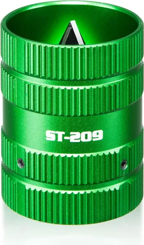 Herramienta de escariador de tubos WISSCOOL, herramienta de desbarbado de tubos de cobre PVC herramientas de fontanería limpiador de tubos Verde