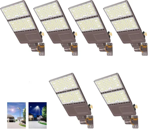 Miniatura 23 de Luz LED de estacionamiento de 150 W, 120 W, 90 W, ajustable, con certificación UL, 5700 K, 5000 K, 4500 K, sintonizable, 22500 lm luz comercial