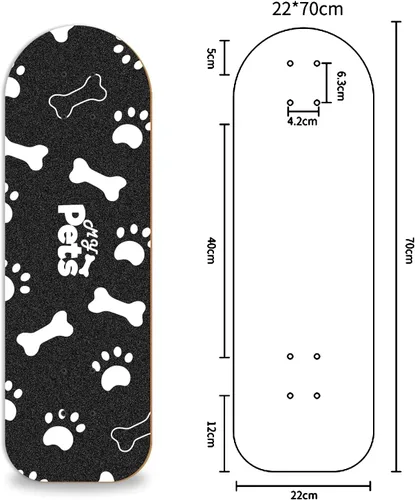 Miniatura 2 de Patineta completa para mascotas diseñada para perros y mascotas