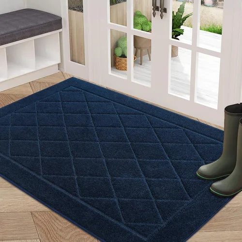 Miniatura 49 de BEQHAUSE Tapete para puerta de 20 x 32 pulgadas, tapete antideslizante para puerta, lavable, tapete para puerta de perro, resistente a las manchas