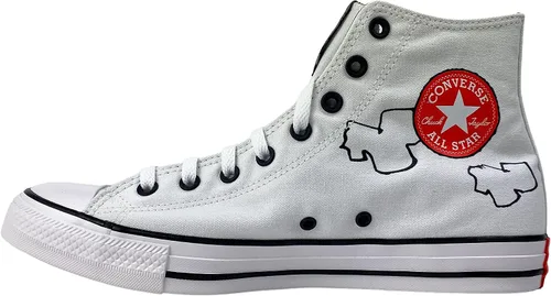 Miniatura 3 de Converse Chuck Taylor All Star Peanuts - Tenis de caña alta, BlancoNegroRojo Señal