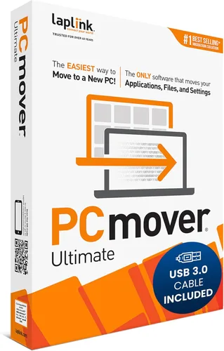 Laplink PCmover Ultimate 11 - Migration of your Applications, Files, and Settings from an Old PC to a New PC - Data Transfer Software - With