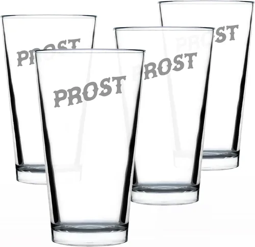 Miniatura 6 de Custom Prost - German Cheers - Vasos divertidos de pinta para cerveza - Decoración de fiesta temática de Alemania para hombres y mujeres - Taza