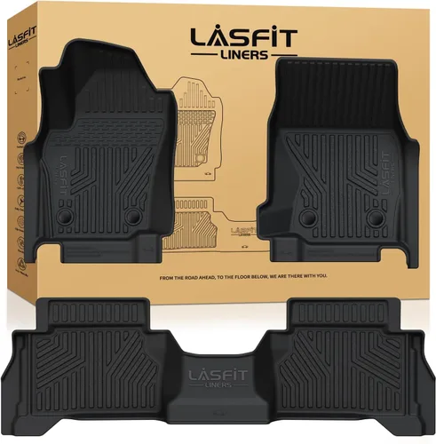 Miniatura 34 de LASFIT Alfombrillas de piso para Toyota Tacoma 2008-2011 Cabina de Acceso Transmisión Automática, Forro de Piso de Ajuste Personalizado para Todo