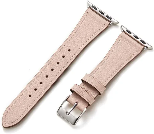 Miniatura 11 de HANDODO Italian Genuine Leather Band Women for Apple Watch Series 11 10 9 8 7 6 5 4 3 2 1 SE SE2 Ultra 2/3, SGS Certified Dressy Bracelet Cute Strap