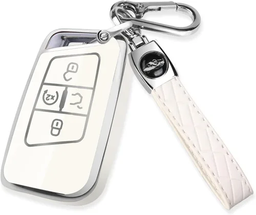 Miniatura 12 de MILD EAST - Funda para llavero Volkswagen con llavero, carcasa de llave de auto de TPU suave para Atlas Golf Alltrack Atlas Jetta Passat Arteon