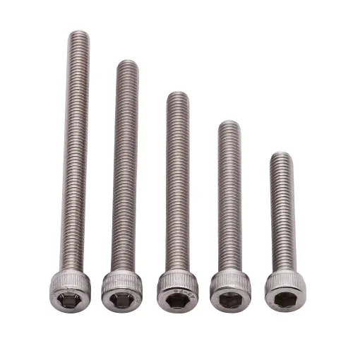 Miniatura 3 de 30 tornillos de cabeza hueca de acero inoxidable M6 x 1.575 in, 1.772 in, 1.969 in, 2.165 in, 2.362 in con llave hexagonal gratis, tornillos