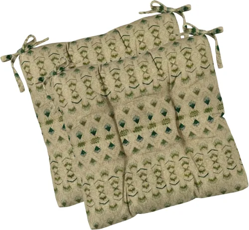 Miniatura 9 de RSH DECOR Juego de 2 cojines de asiento para silla de comedor para interiores y exteriores, 16 x 16 x 2 pulgadas, color a elegir