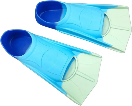 Miniatura 48 de Swimming Training Fins,Comfortable Silicone Flippers for Swimming and Diving,Size Suitable Kids Girls Boys Adult BG-Green Grassland