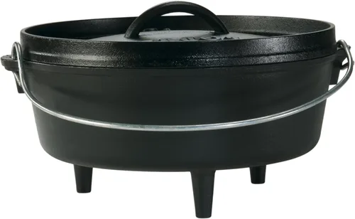 Miniatura 10 de Horno holandés, de Lodge, para campamentos, Negro