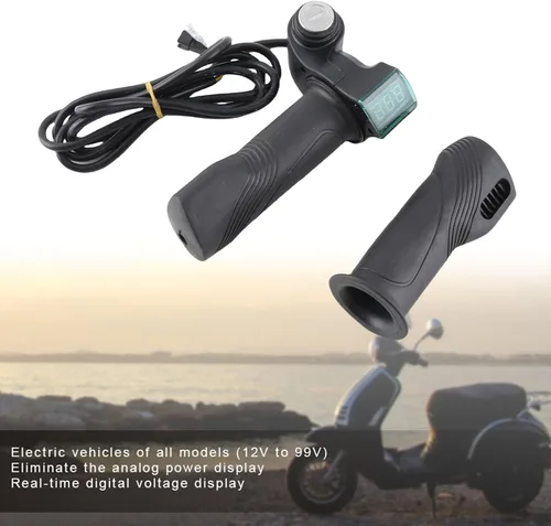 Miniatura 5 de E 48V Gas, agarre eléctrico del acelerador, control de velocidad, agarre del acelerador, 48 V, 36 V, 24 V, 6 V, empuñaduras de manillar para scooter