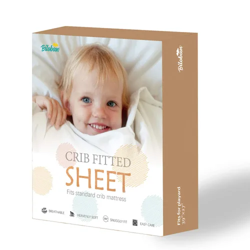 Miniatura 9 de Sábanas ajustadas para cuna, paquete de 2 sábanas para cuna estándar, sábanas para bebés niños y niñas