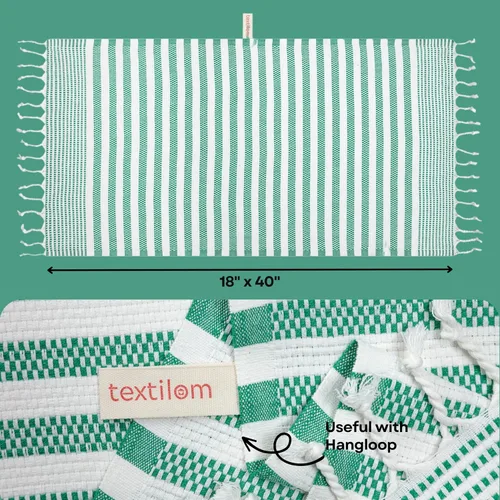 Miniatura 3 de TEXTILOM Toallas de Mano Turcas para Baño Juego de 2, Calidad de Hotel y Spa y Suaves y Absorbentes y de Secado Rápido Toallas de Mano para Baño