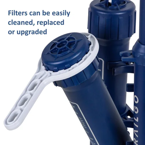 Miniatura 8 de Filtro de agua profesional para camping y senderismo - Sistema de filtro de agua portátil, bomba de mano purificador de agua de supervivencia