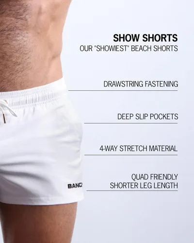 Miniatura 5 de Bang Men's Swimwear - Show Shorts - Stretchy Quick-Dry Elasticated Waitsband Shorter Length Beach Trunks
