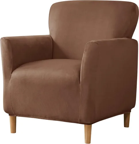 Miniatura 17 de Fundas Elásticas para Sillas Fundas para Sillones de Banquete Fundas de Sillón de Terciopelo Lujoso Fundas de Sofá Sillón Fundas para Sillas Azul