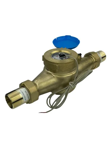 Miniatura 10 de DAE Medidor de agua caliente sin plomo MJ-75R NTEP, acoplamientos NPT de 3/4", salida de pulso, galón