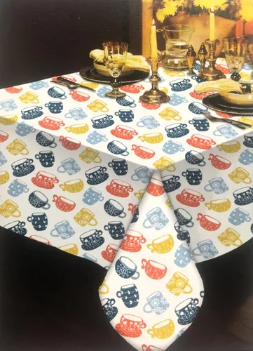Miniatura 8 de Better Home Mantel de cocina con diseño de pera de manzana, tela resistente con parte trasera de franela, 52 x 70 pulgadas, oblongo