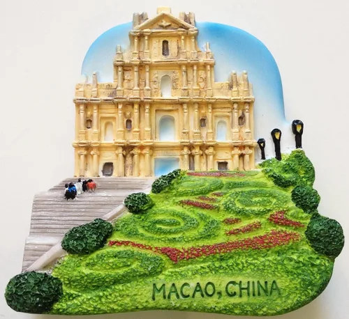 Miniatura 6 de WitnyStore Pequeño imán de 2½ pulgadas del Palacio Hawa Mahal en Jaipur India – Miniatura hecha a mano de resina 3D Asia Monumento turístico