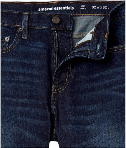 Miniatura 6 de Amazon Essentials Men's Slim-Fit Jeans - Discontinued Colors Indigo Wash