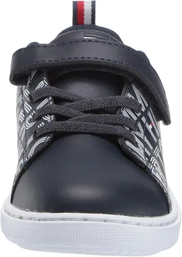Miniatura 2 de Tommy Hilfiger Unisex-Niño Niños Th Iconic Court Logo Ps Sneaker