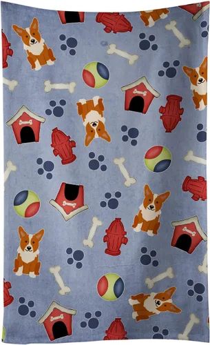 Miniatura 31 de Caroline's Treasures BB2654KTWL Dog House Collection Airedale - Toalla de cocina para invitados, toalla de baño decorativa para cara, té, paño