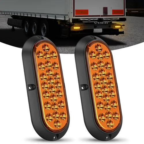 Miniatura 25 de Nilight Barra de luz trasera para remolque con señales de giro, parada y marcha atrás 3 en 1, luces de freno 2 paquetes, 9 pulgadas, 100 LED rojo