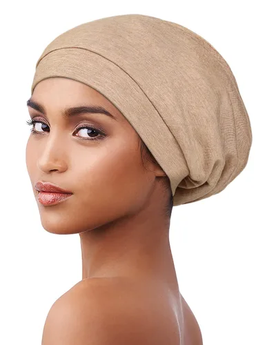 Miniatura 30 de Alnorm - Gorro con forro de satén y suave banda elástica para hombres y mujeres, talla única Se ajusta a la mayoría