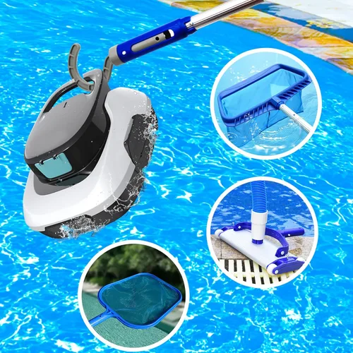 Miniatura 5 de Gancho para todos los limpiadores robóticos de piscinas con poste de piscina, gancho de accesorios personalizado para robot aspirador de piscina