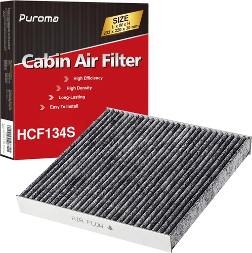 Puroma Filtro de aire de cabina con carbón activado, repuesto para CP134, CF10134, Honda & Acura, Civic, CR-V, Odyssey, CSX, ILX, MDX, RDX, AT134 (1