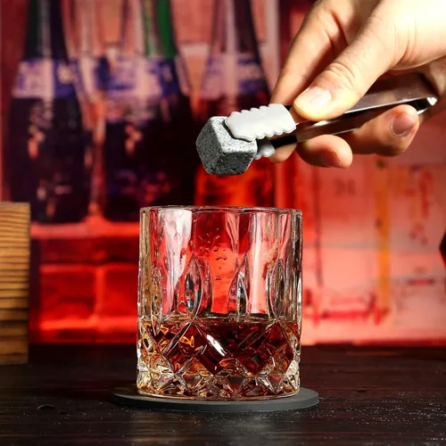 Miniatura 8 de Juego de 2 vasos de whisky, piedras de whisky, rocas de whisky escalofriantes, regalos de whisky escocés para hombres, regalos de cumpleaños