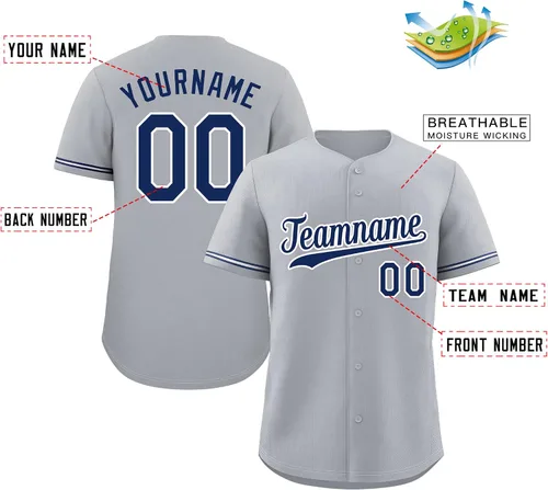 Miniatura 109 de Camisetas deportivas de jersey de béisbol personalizadas, nombre del equipo, número de logotipo, regalo para fanáticos adultos y jóvenes