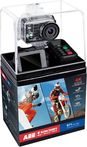 Miniatura 5 de AEE Tecnología Action Cam S71 4K 1080P 16MP Cuerpo delgado Wi-Fi Cámara de acción inalámbrica impermeable con LCD de 2.0 pulgadas (negro)
