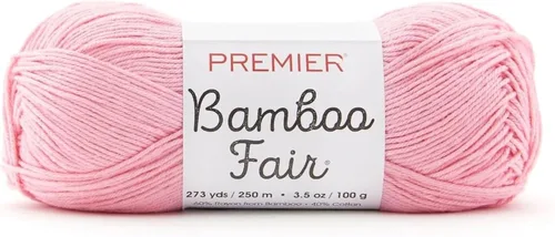 Miniatura 26 de Premier Yarns Hilo de bambú Fair DK, para tejer y tejer, mezcla de algodón para tejido y ganchillo en climas cálidos, color marfil