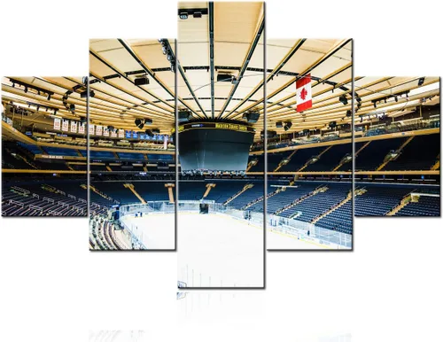 Miniatura 23 de Decoración de sala deportiva Memphis Grizzlies Imágenes para sala de estar, el foro FedEx en Memphis, pinturas de Tennessee, 5 piezas, lienzo, arte