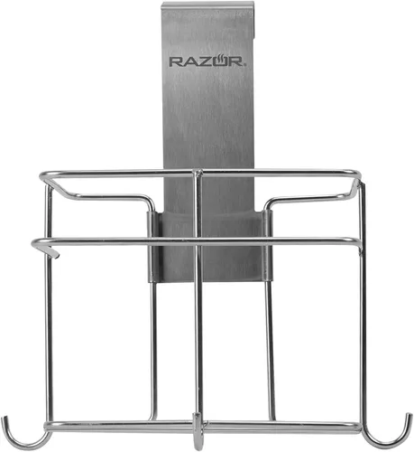 RAZOR - Carrito colgante para plancha | 08818RZ | Maximiza la eficiencia de la plancha | Organiza los accesorios de Blackstone con facilidad