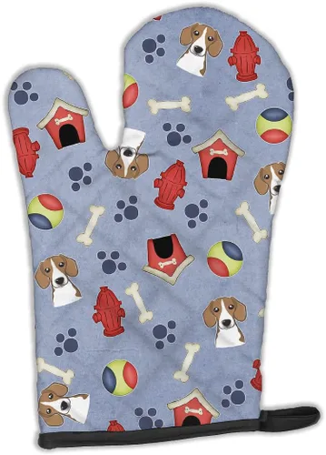 Miniatura 119 de Caroline's Treasures BB4020OVMT Dog House Collection Border Collie - Guante de horno grueso resistente al calor para sartenes calientes y horno