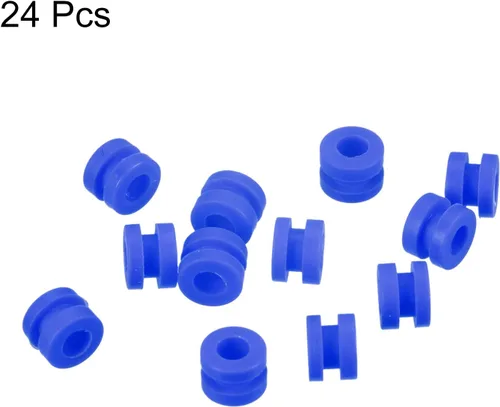 Miniatura 3 de MECCANIXITY Bolas de goma antivibración RC para control remoto F4 F7 controlador de vuelo M3x4.0.236 in bolas de absorción de impactos (azul)