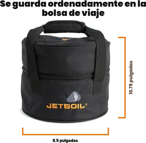 Miniatura 7 de Jetboil Genesis Basecamp Backpacking and Camping Stove Cooking System with Camping Cookware Naranja