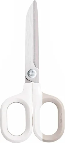 Tijeras multiusos, asas de agarre cómodo, tijeras afiladas para oficina, hogar, escuela, manualidades, suministros de tela de costura (6 pulgadas,
